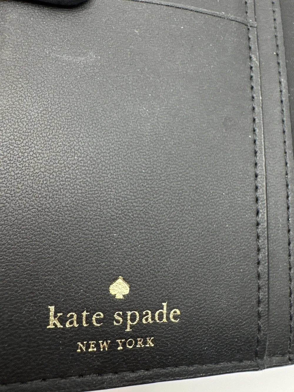 Kate Spade New York Black Leather Zip Around Wallet